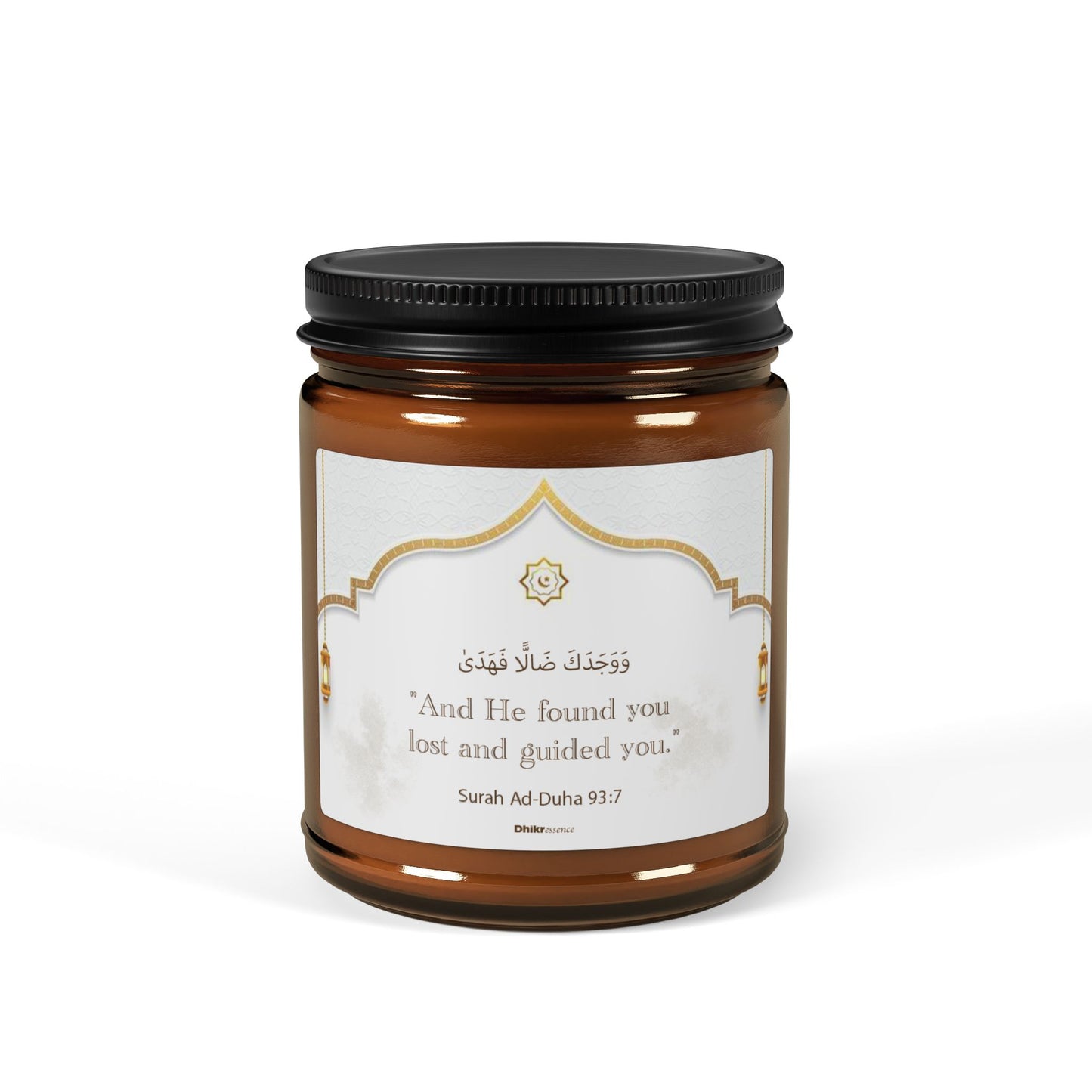 DhikrEssence | Guidance & Gratitude Candle – Coconut Cream & Cardamom